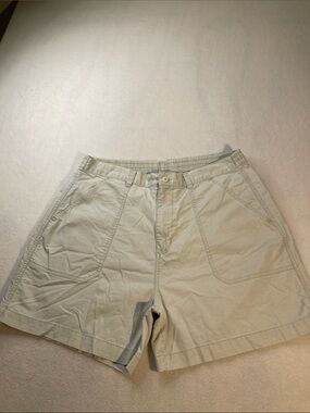 PACIFIC BEACH Men's Casual Cotton Shorts - Light Beige SIZE M